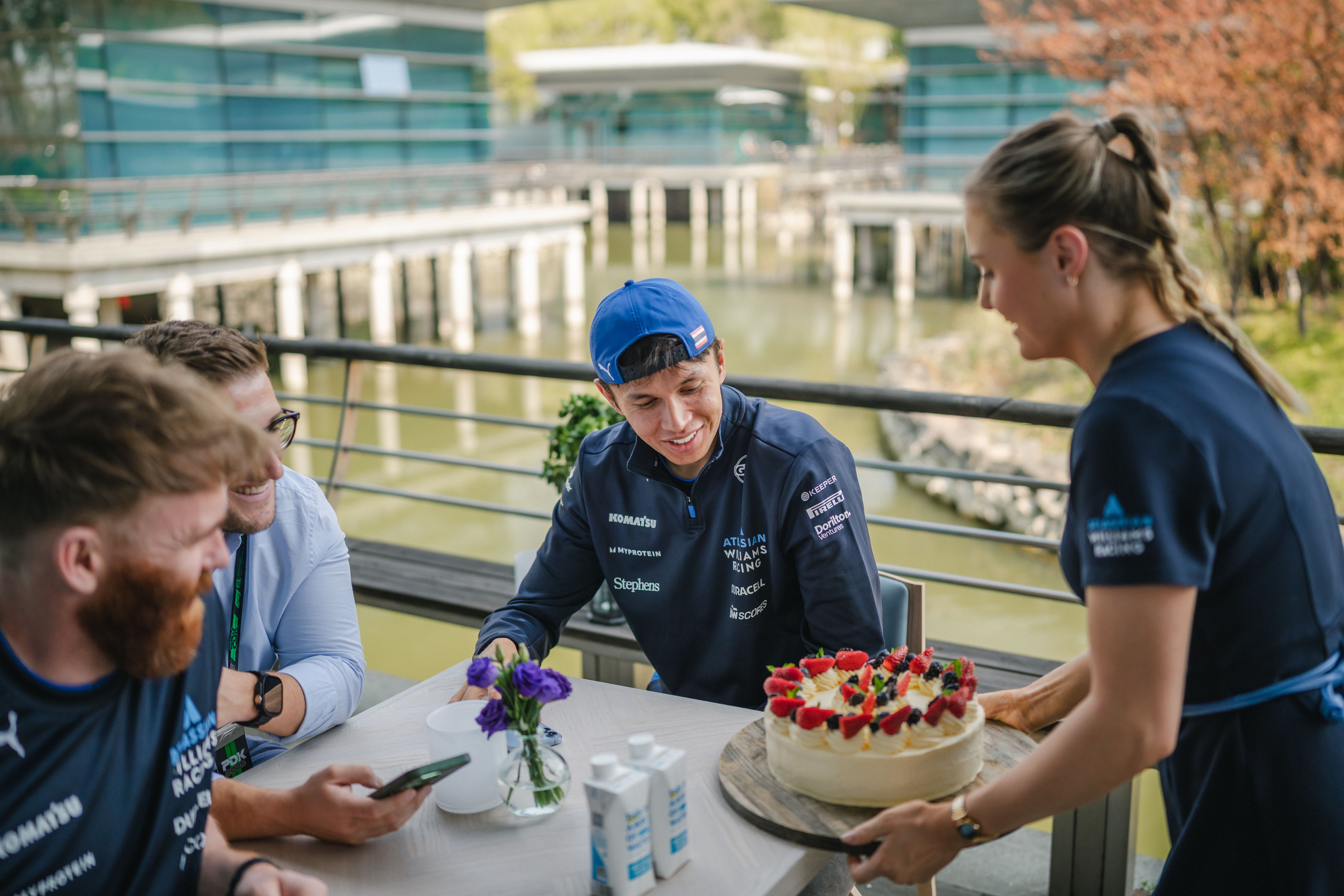 A surprise awaited Albono in the morning