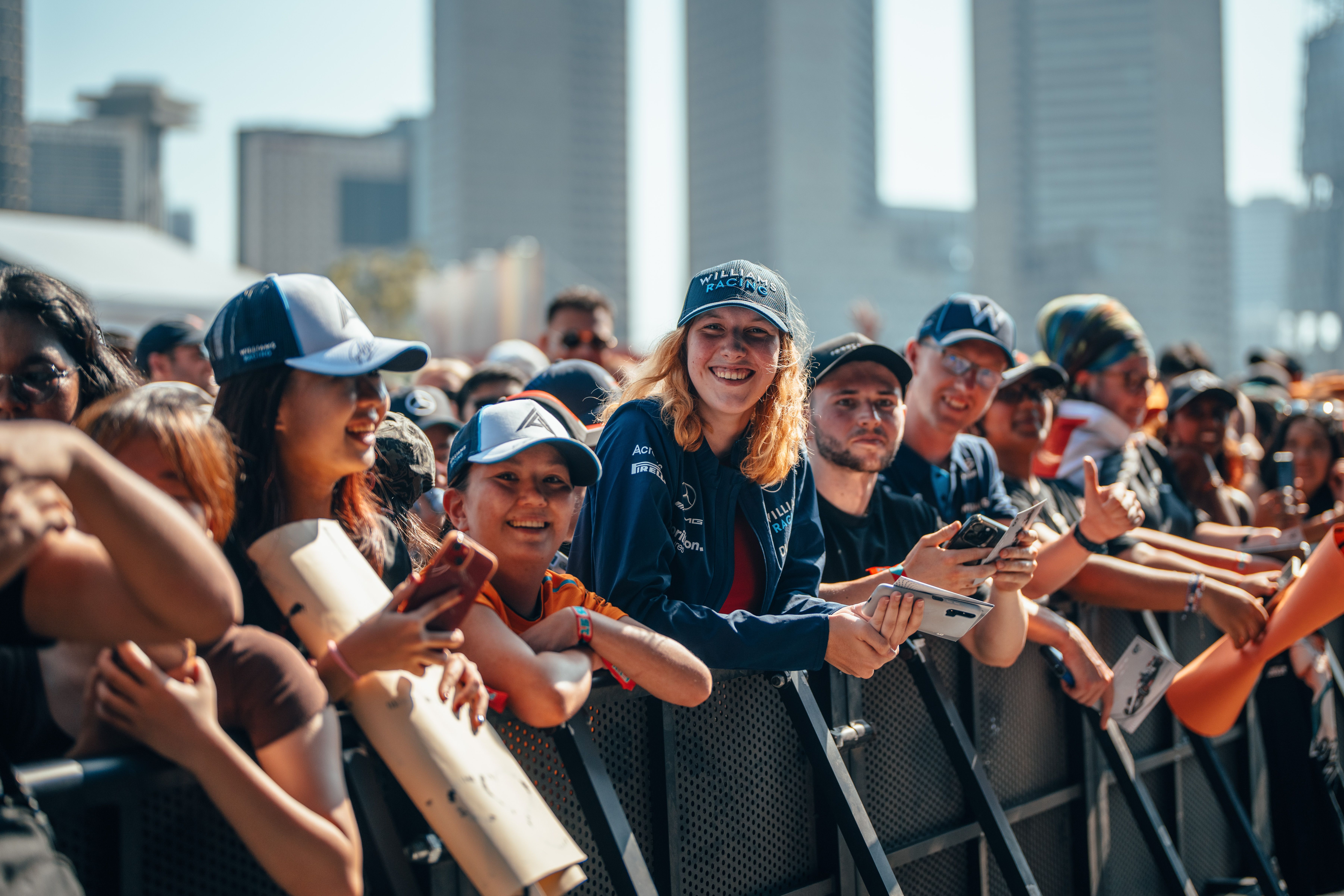 We spotted Williams Racing caps all over the crowd. Thank you!