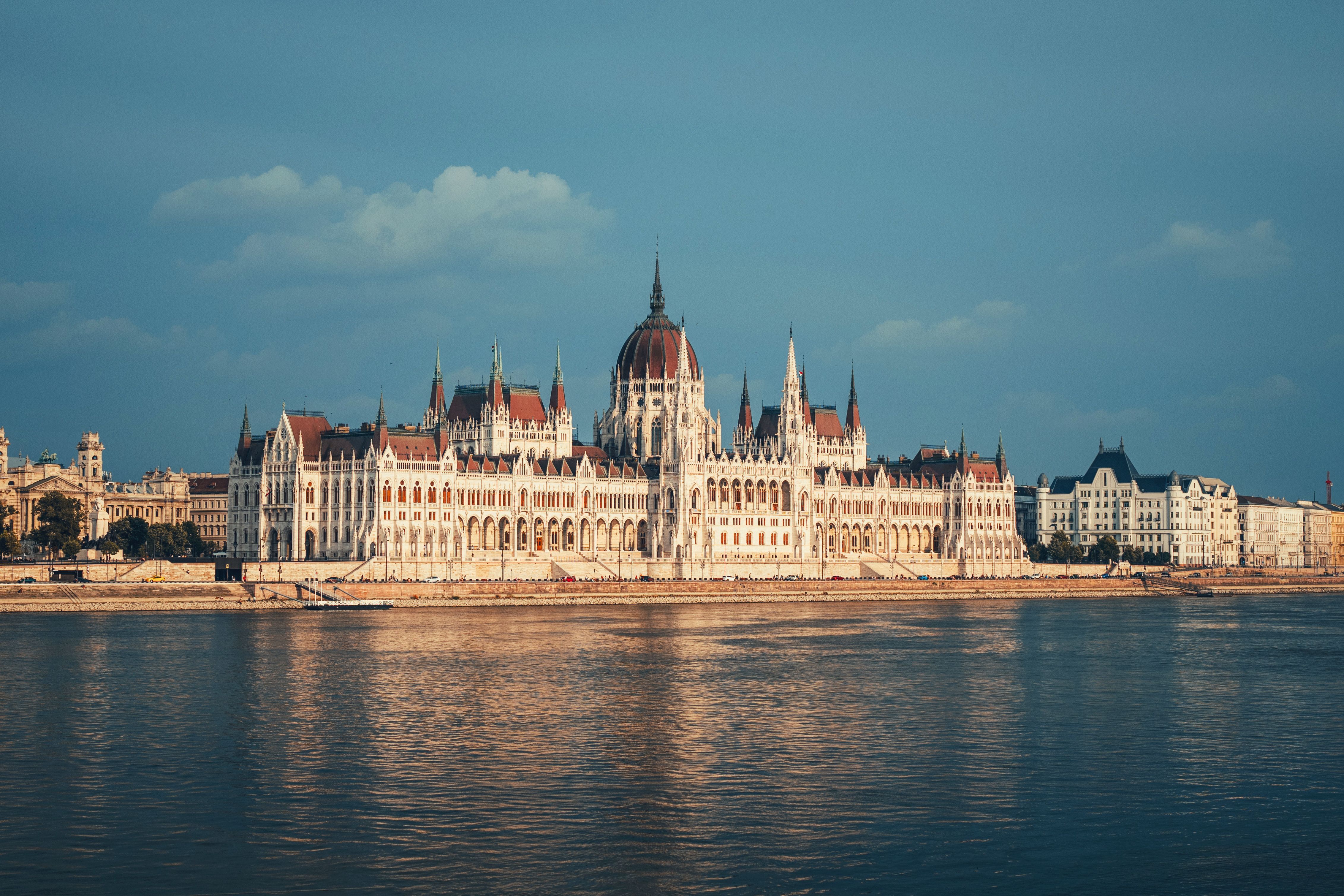 The Hungarian Parliament Building is one of many magnificent buildings.