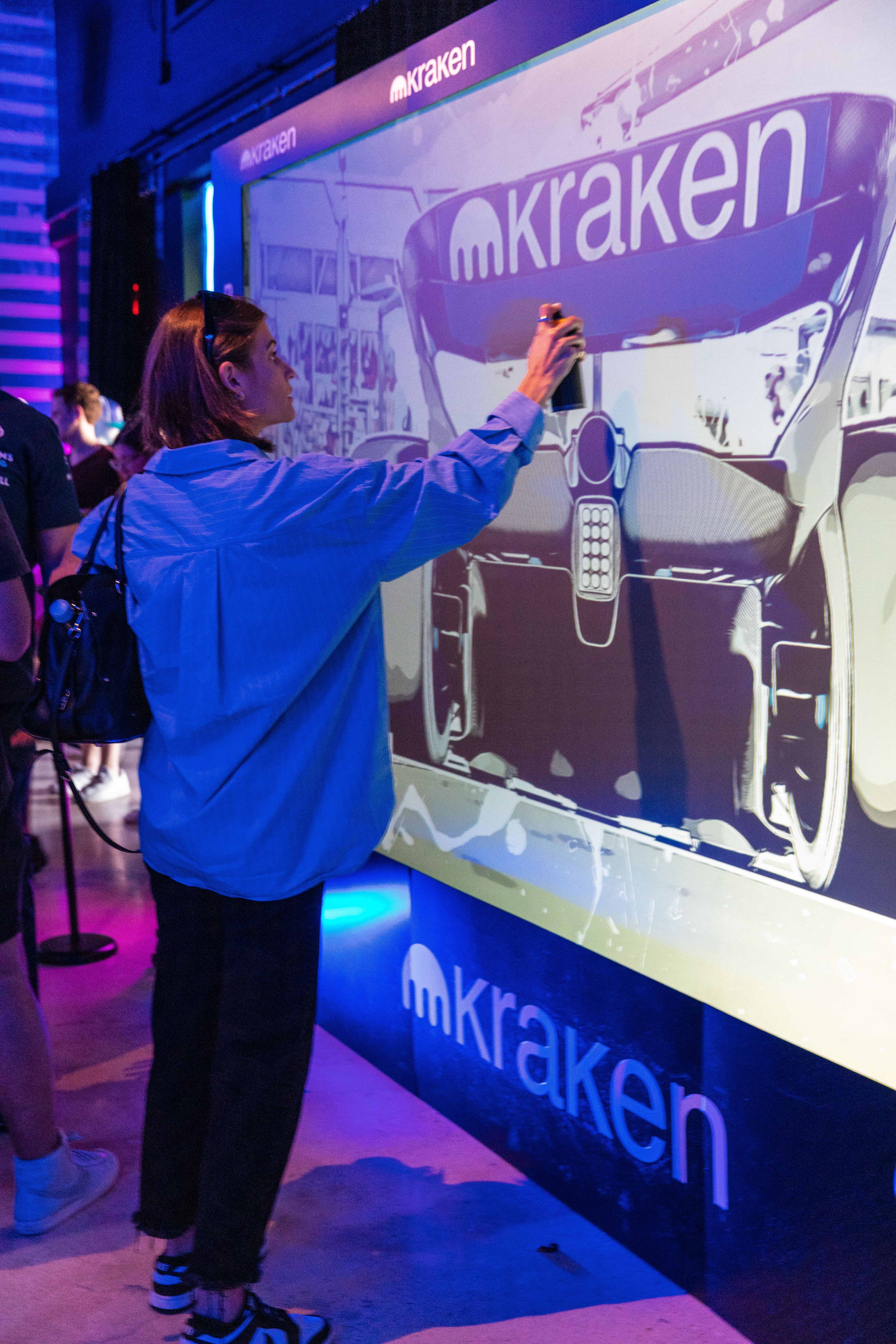 There was still time to leave a mark on the Kraken wall.