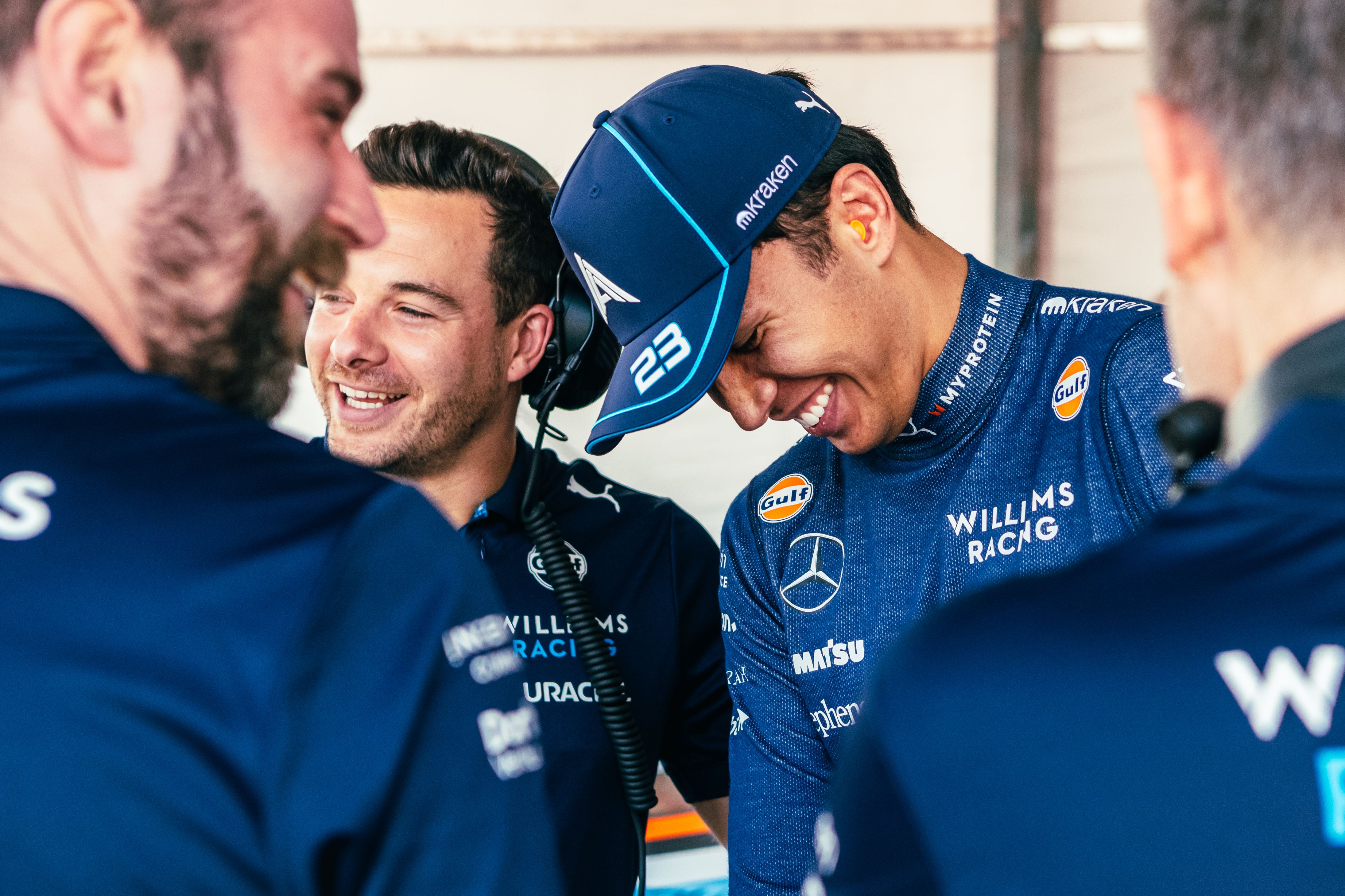 All smiles on Sunday in São Paulo.