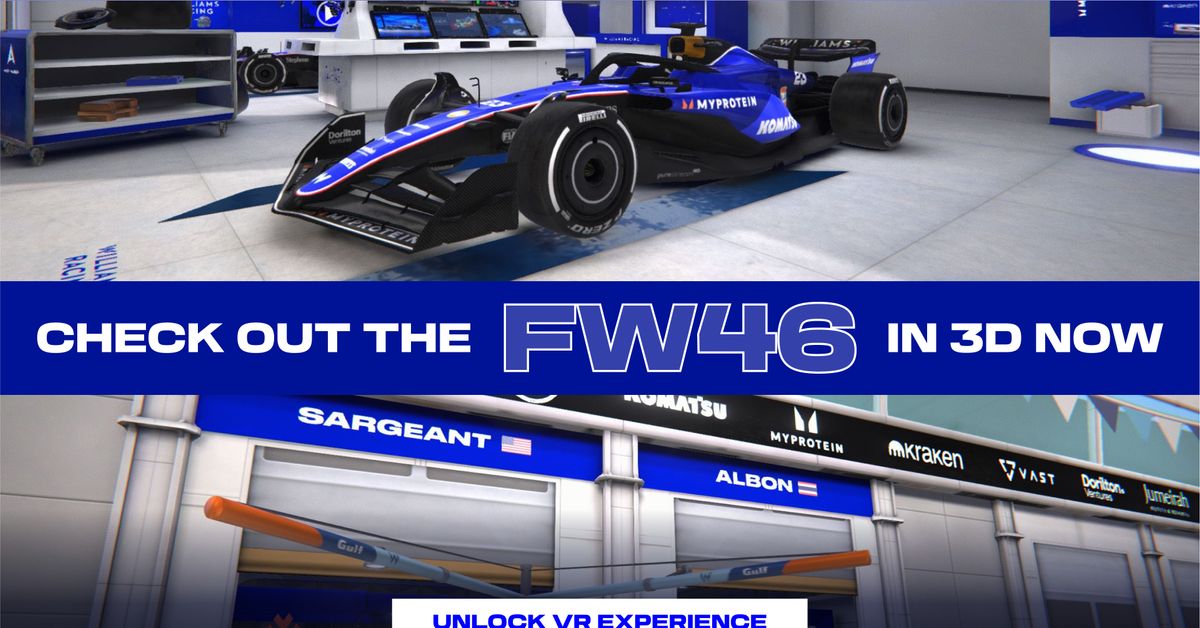 Experience the Williams Racing garage in AR | Williams Racing