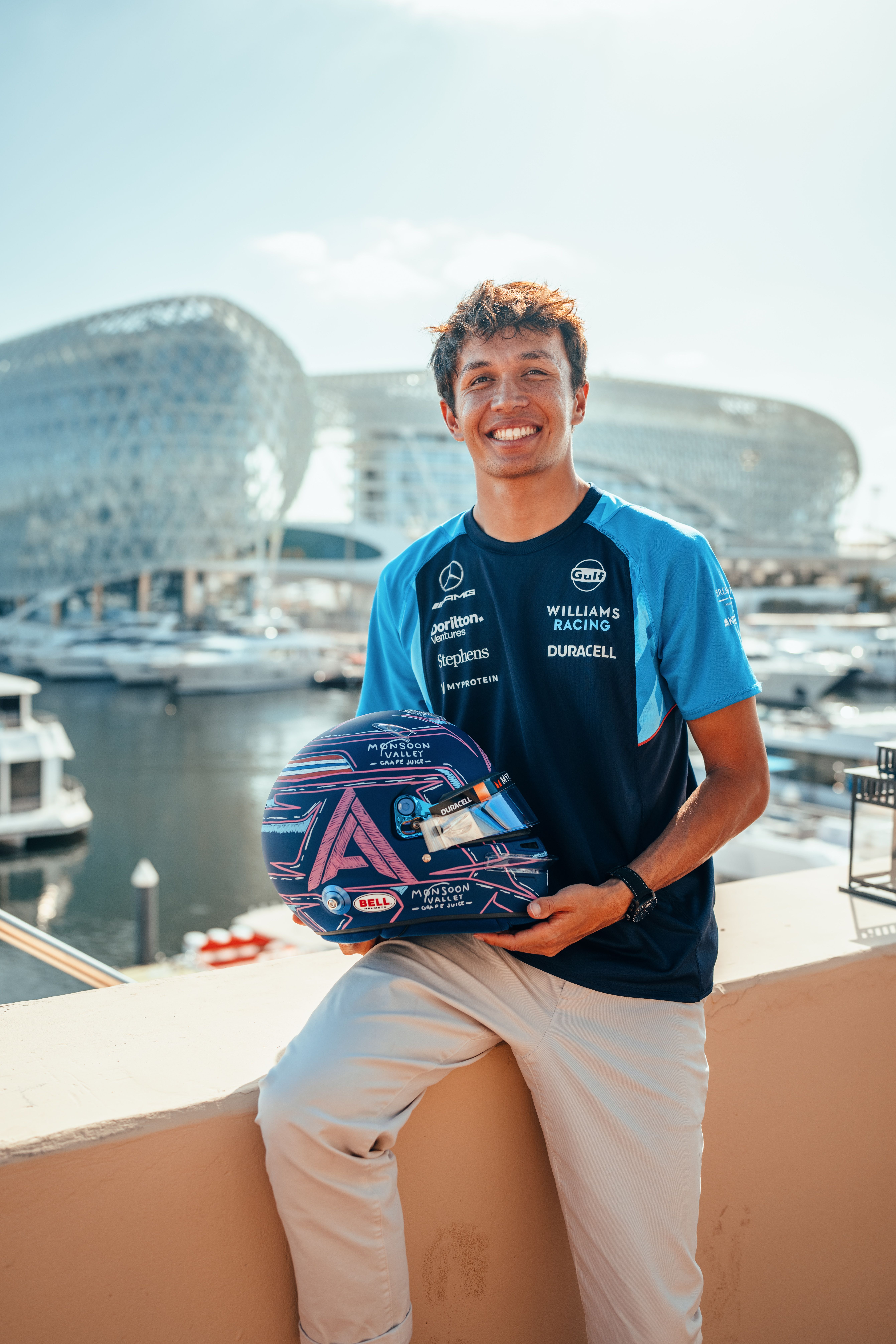 Happy with his efforts.