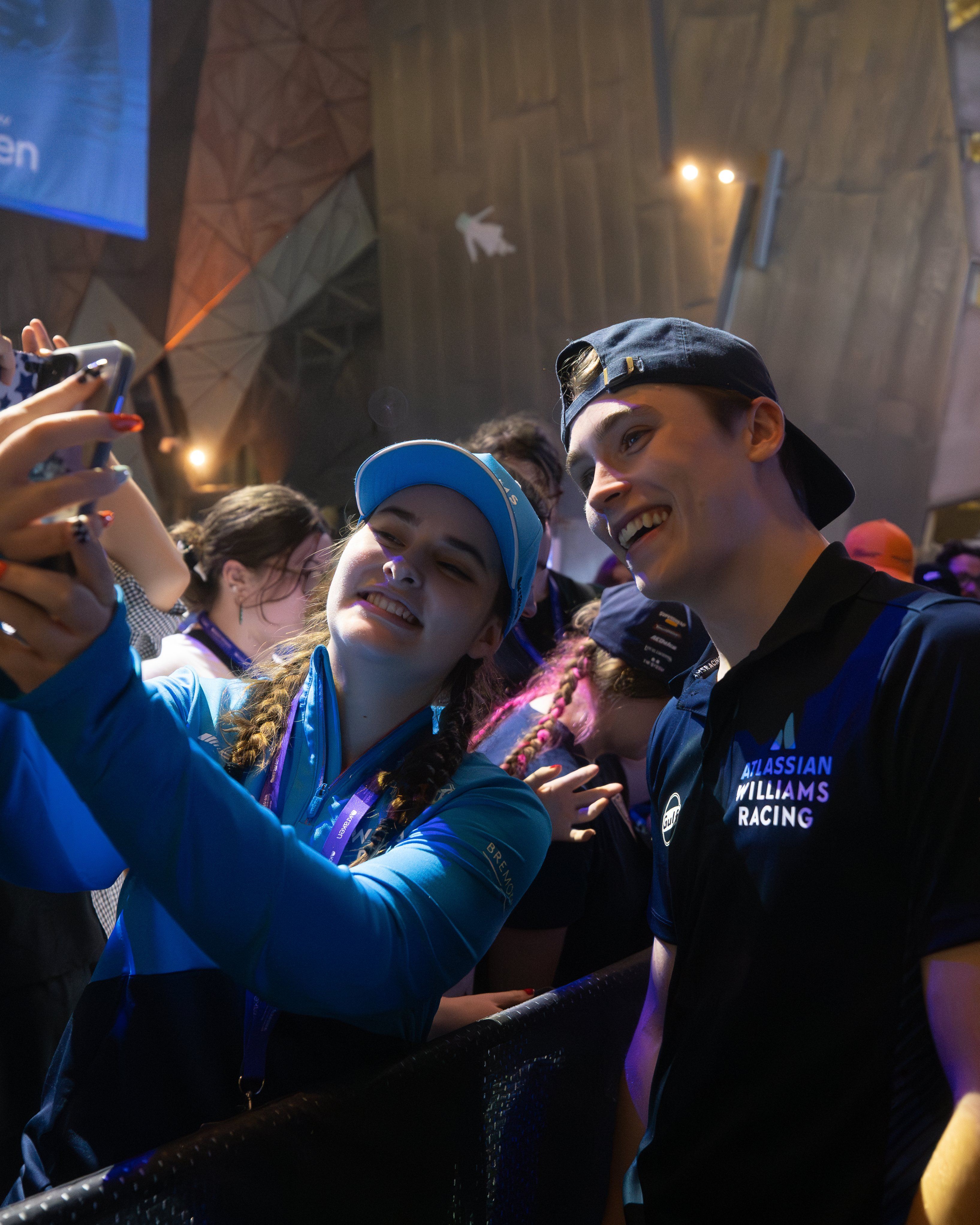 Back at the Fan Zone, Luke Browning was our first guest appearance.