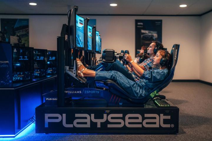 Anyone can be a racer at Grove in our Esports Lounge.