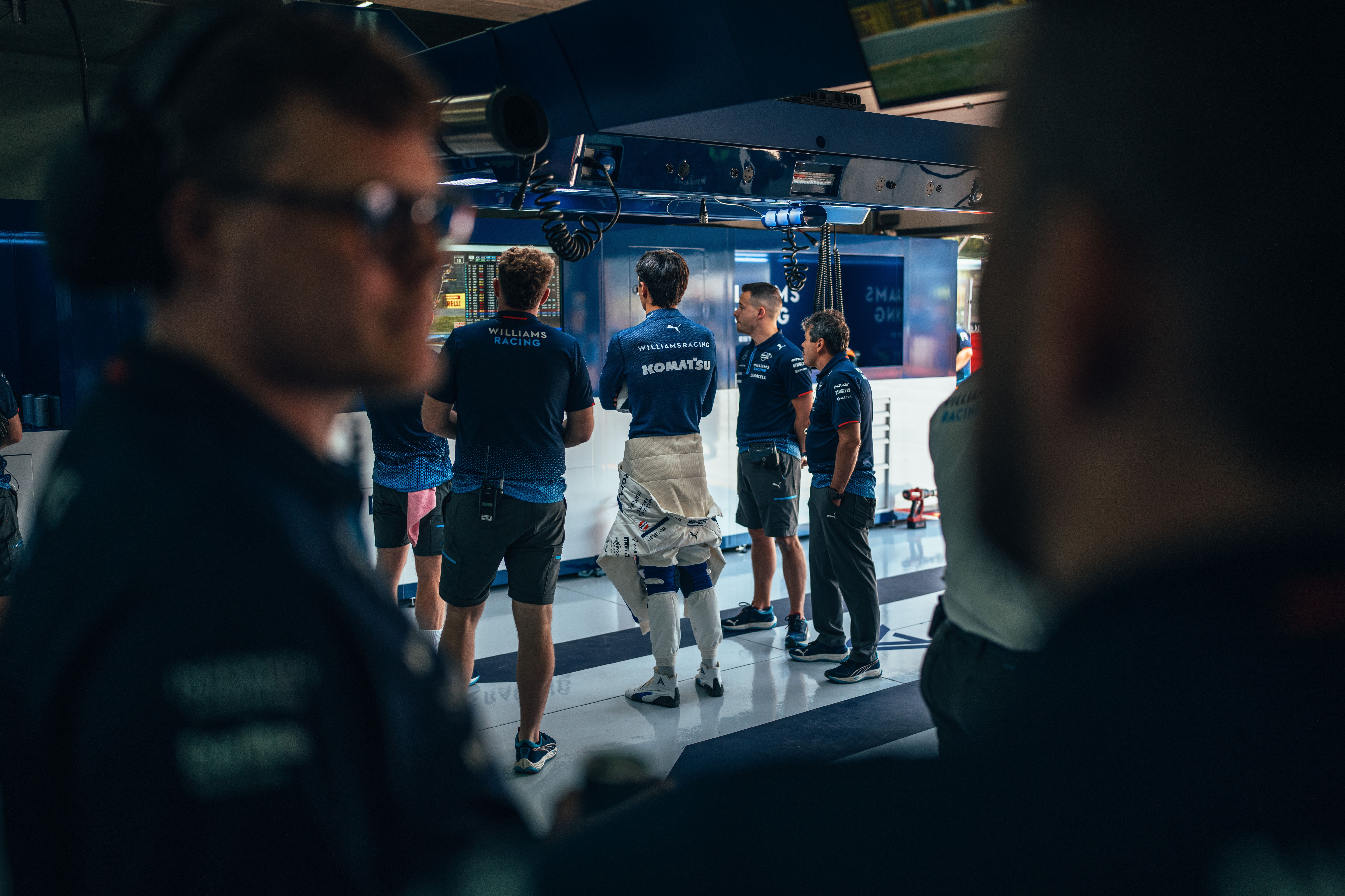 Keeping a close eye on things with the team