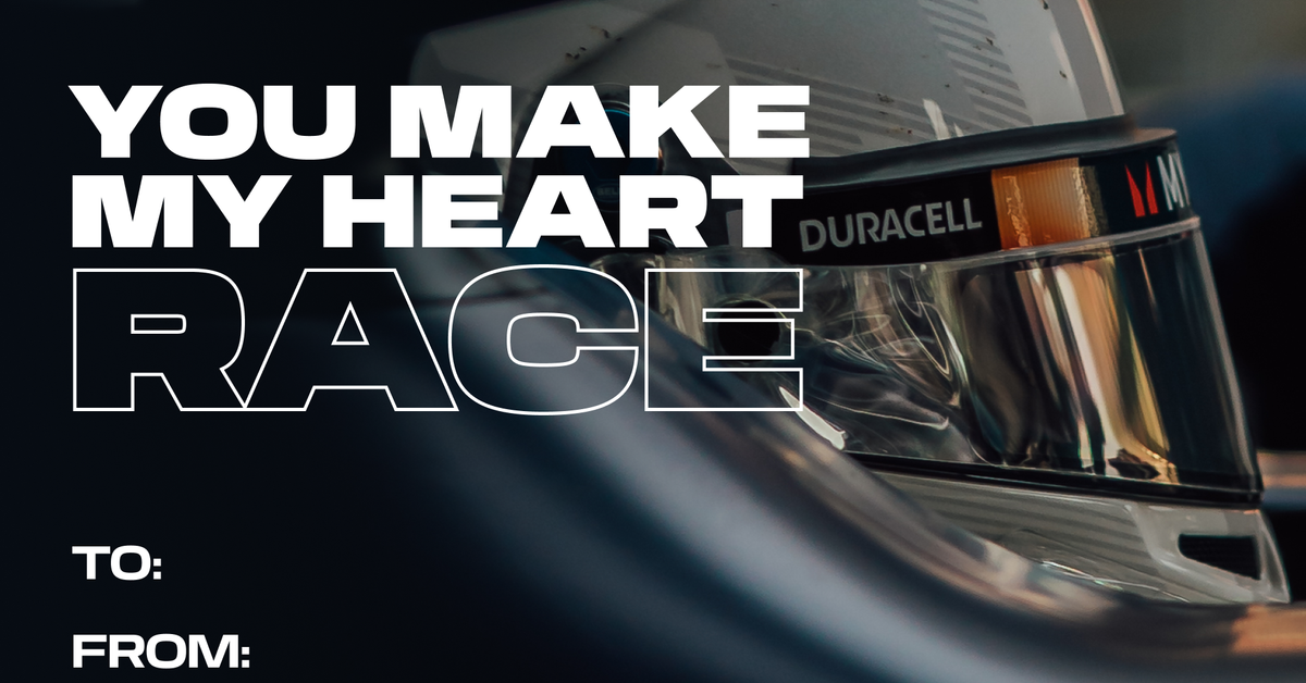Spread the love this Valentine’s with a card from Williams Racing