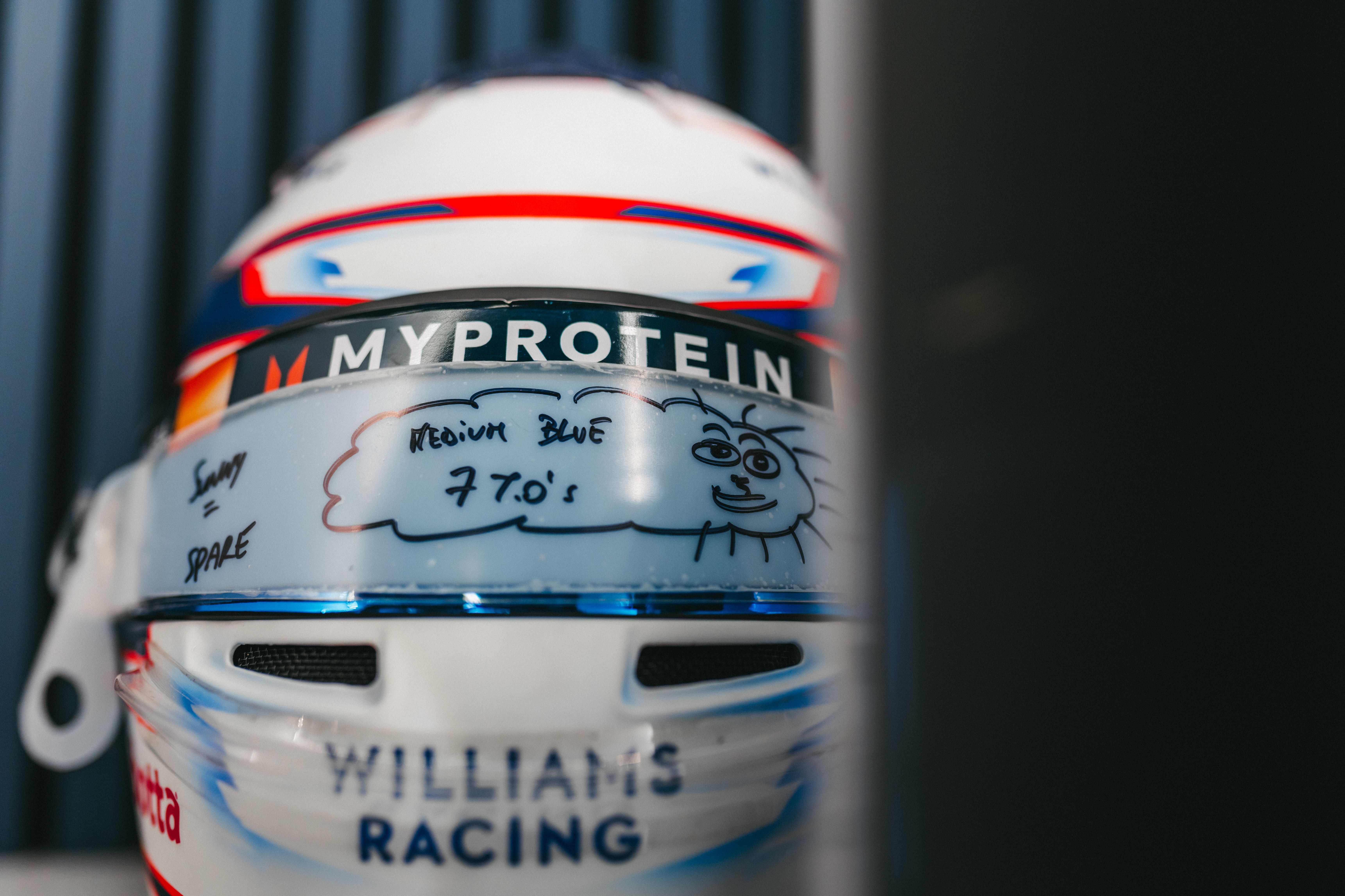 After rain on Friday, the track stayed dry for the race.