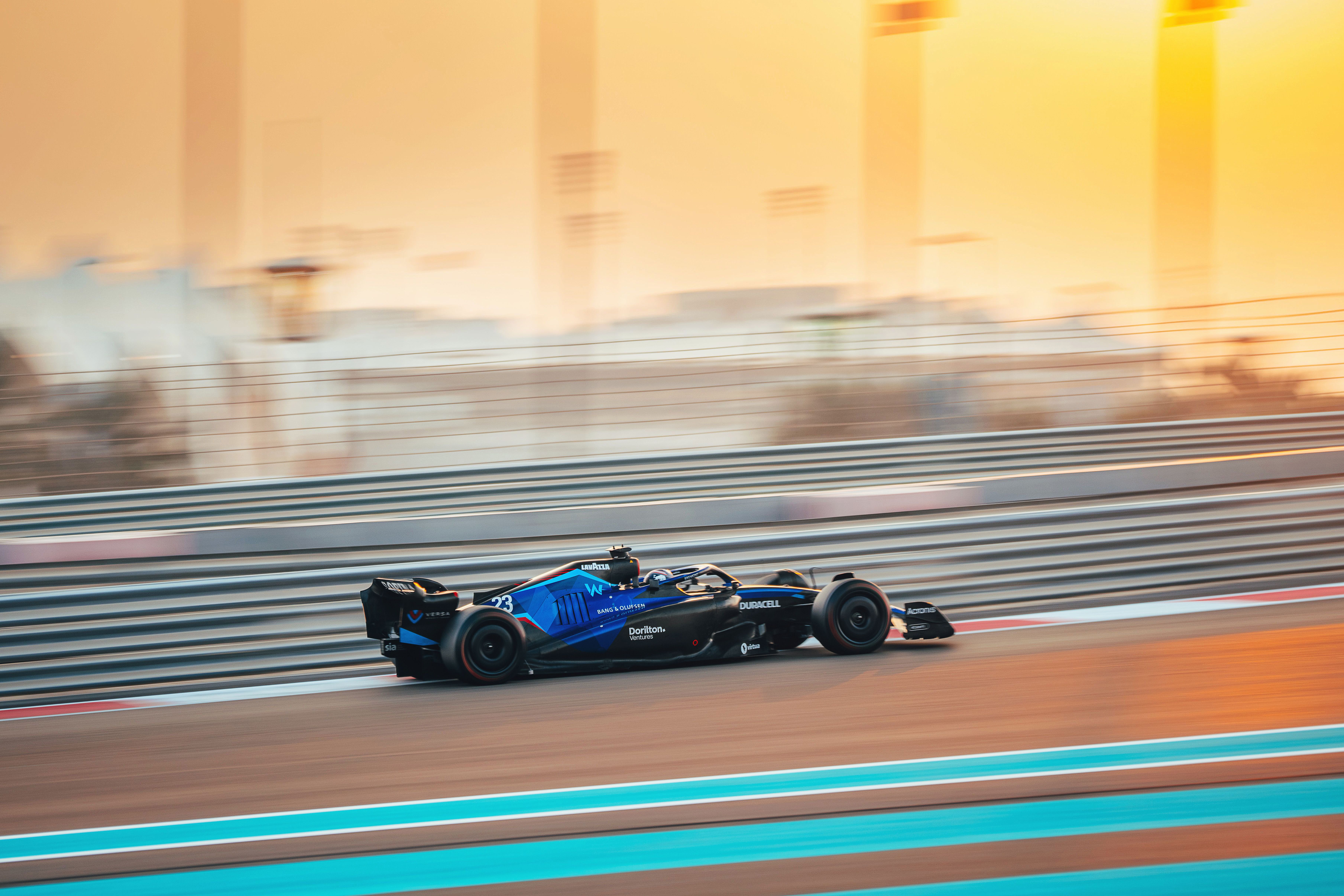 Driving into the sunset