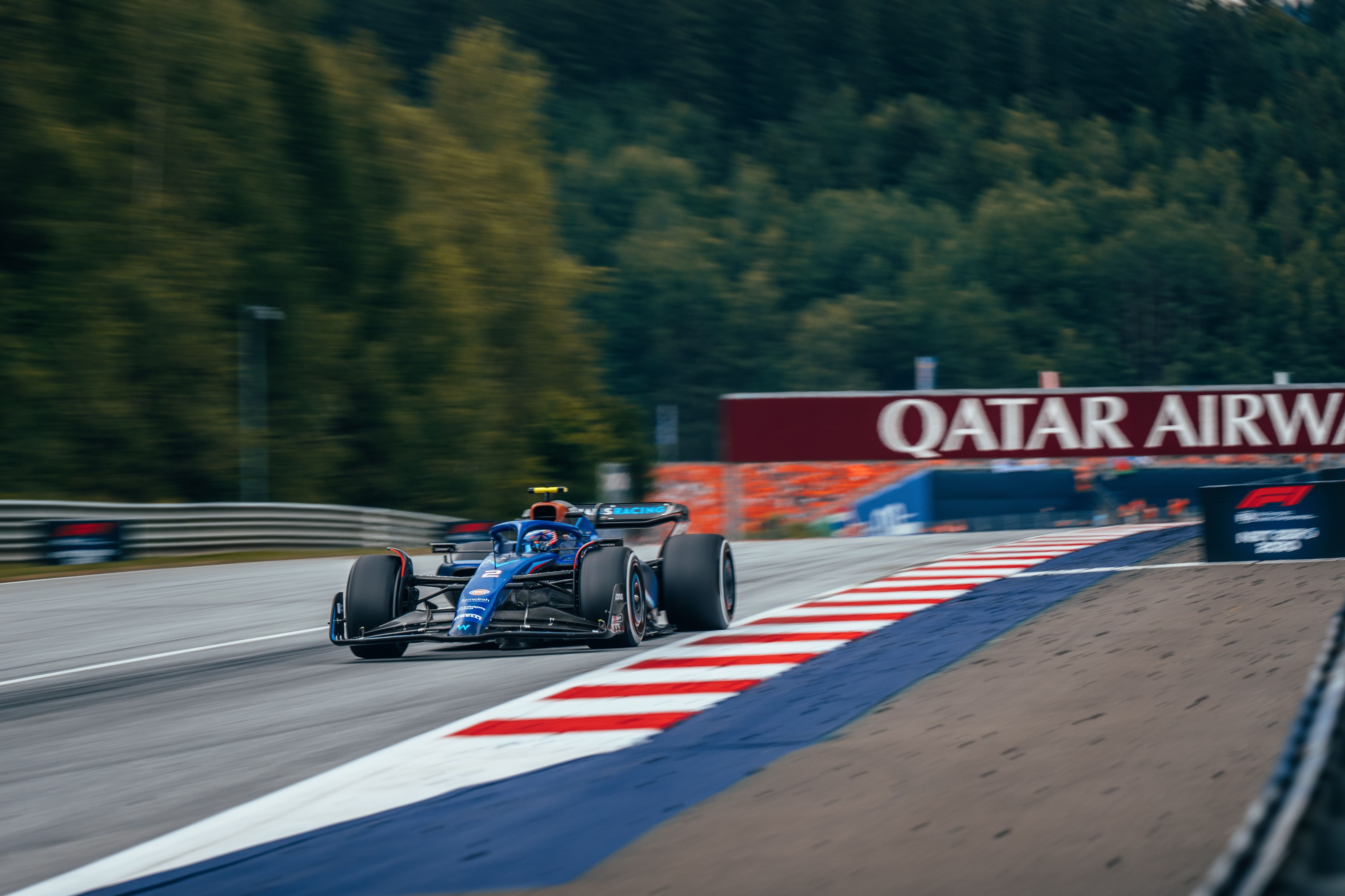Racing through the forests of Styria.