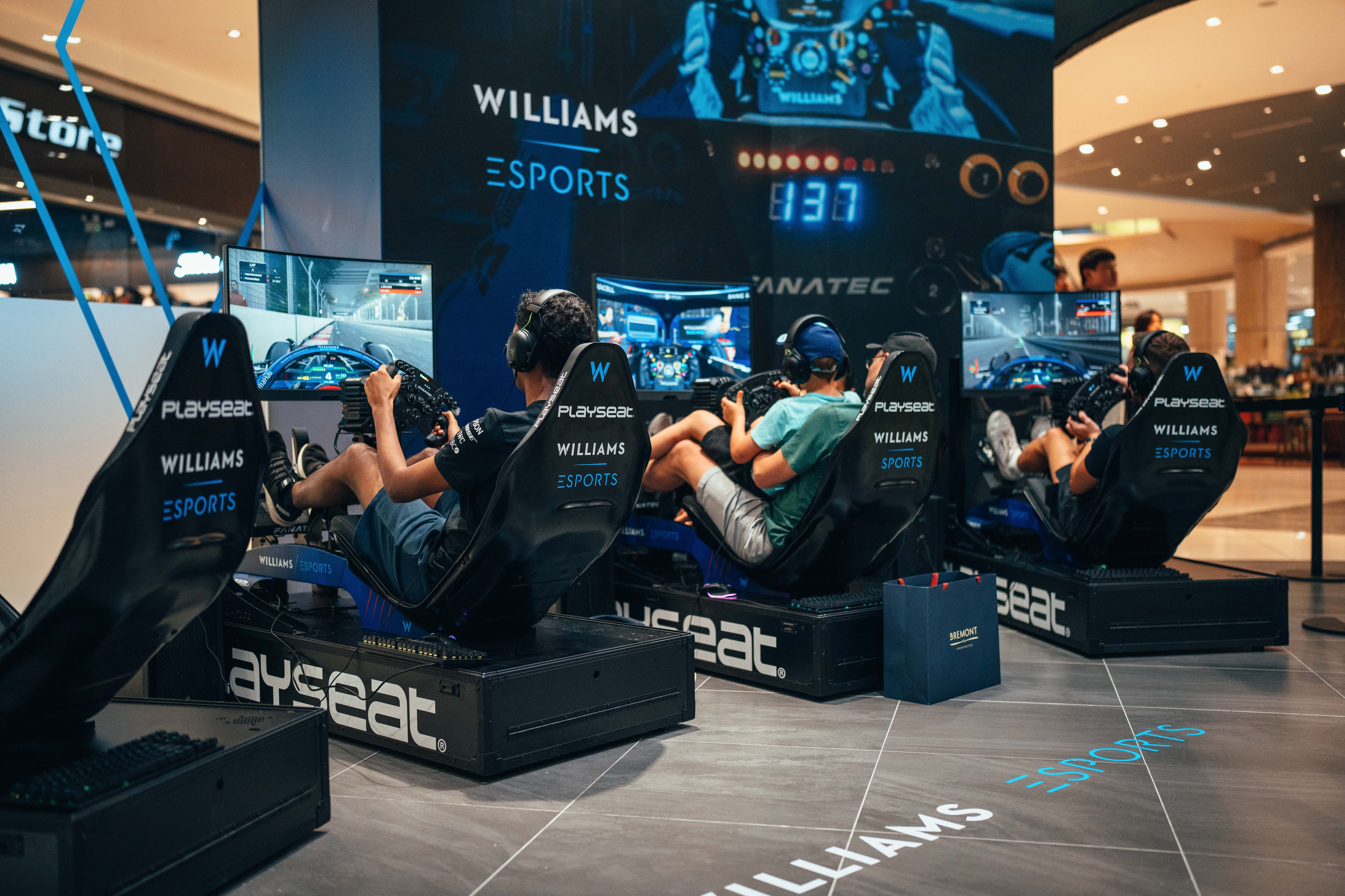 Or set a lap time on our Esports simulators