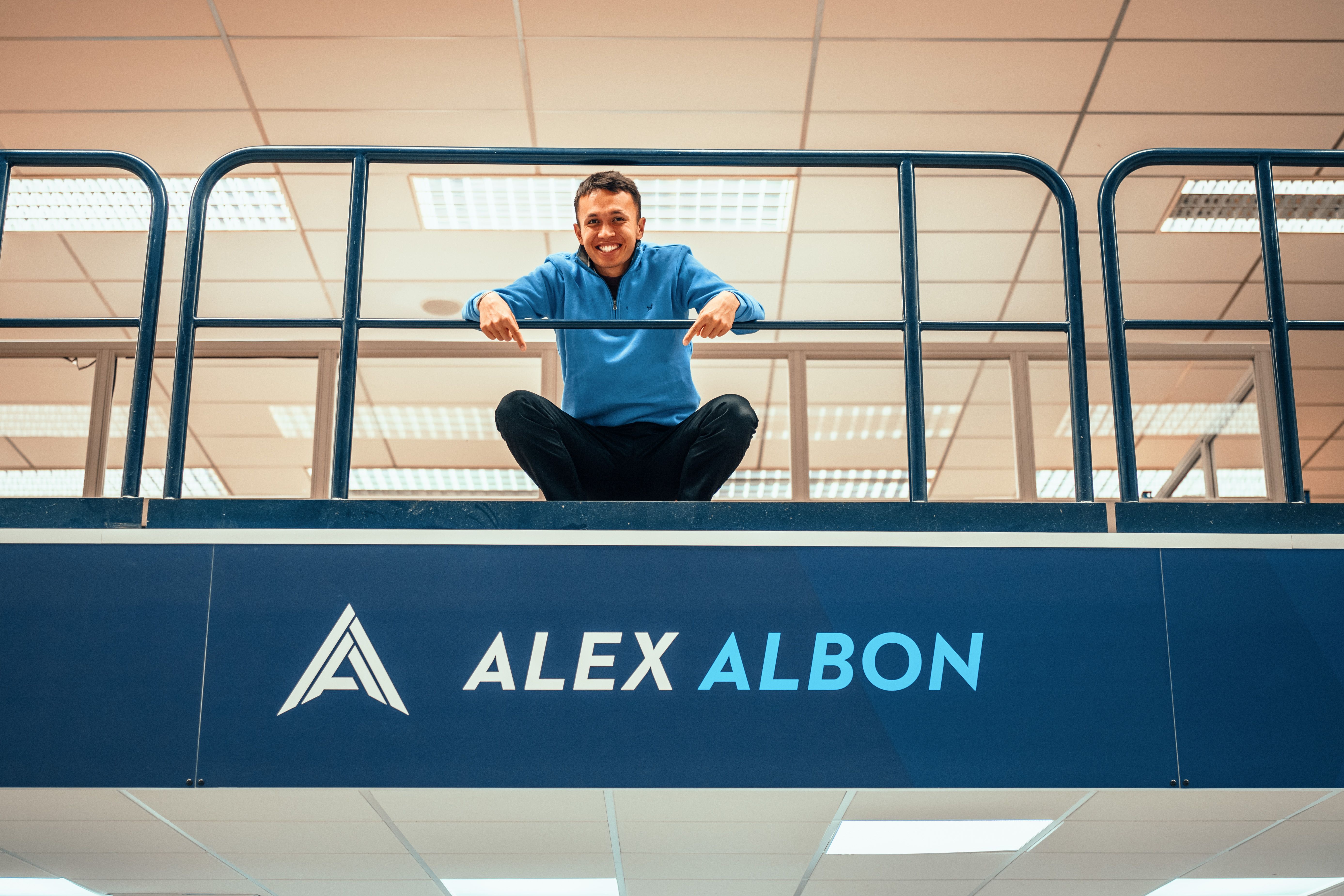 Getting used to his new surroundings