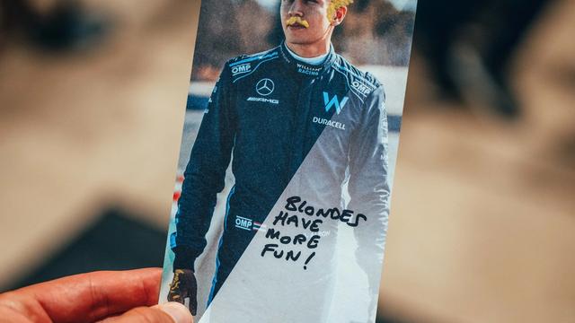 Jenson’s artistic qualities on full display – here he’s turned Alex into Keke Rosberg.