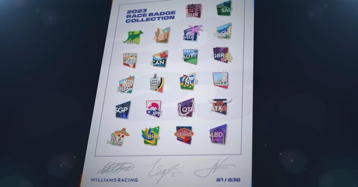 Prize delivered to fans who collected every badge | Atlassian Williams ...